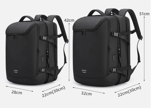 Sacs à dos de <span class=keywords><strong>voyage</strong></span> d'affaires 2026, 50L extensibles, approuvés pour le transport aérien, avec compartiment pour ordinateur portable et port de chargement USB, sacs à dos sous vide - Product Image 4
