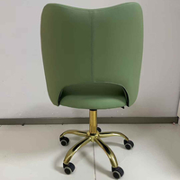 Chaise de pédicure professionnelle pour salon de beauté, base dorée, moderne, luxueuse, réglable en hauteur, tabouret de technicien