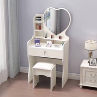 Coiffeuse multifonction en bois pour enfants, miroir, coiffeuse en bois pour filles, meubles pour enfants, table à langer