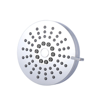 Vente directe d'usine, pomme de douche murale MANCO à 3 fonctions, ABS+TPR plaqué chrome, petite pomme de douche de pluie