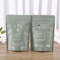 Sachet alimentaire isotherme en aluminium imprimé sur mesure, thermoscellable, résistant aux hautes températures, type stand-up