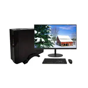 Sıcak satış çekirdek i3 i5 i7 işlemci ofis masaüstü bilgisayar pc fiyat 8GB Ram SSD sabit disk Win10 bilgisayar monitörü