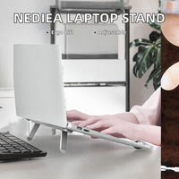 Support réglable en métal pour tablette PC, rehausseur de clavier adhésif ergonomique compatible MacBook Air Pro