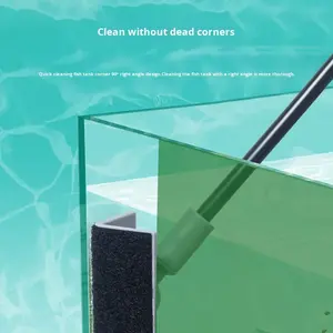 Efficiënte Plastic Zonder Dode Hoek Aquariumreinigingsset 5-In-1 Lange Handvat Algenverwijdering Multifunctioneel Aquariumreinigingstool - Product Image 5