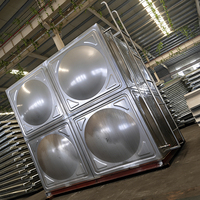 Réservoir de stockage en acier inoxydable, capacité : 1000 L, pour l'irrigation agricole et la réservoirisation d'eau