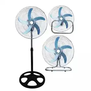 New model ultra quiet aluminum 3 in 1 white orange up down ball bearing stand fan in pakistan