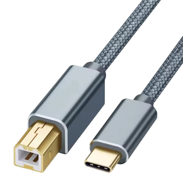 Factory Direct Sale USB-C Type C to USB-B Type B Cable for Printer Scanner MIDI Devices Plug and Play