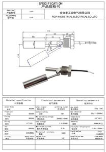 1/2 "NPT 10 Wát sậy <span class=keywords><strong>Magnetic</strong></span> Side gắn cảm biến nước nhiệt độ cao Float mức độ chuyển đổi - Product Image 4