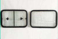 Fenêtre coulissante en verre pour voitures, 1 pièce, Double, pour Van, passager, lumière