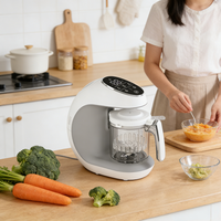 Robot à aliments pour bébés, stérilisation, avec contrôle LCD, fonction de synchronisation, qualité alimentaire