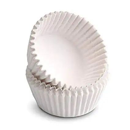 10% Rabatt Muffin Cupcake Back papier Kuchen becher Kuchen Werkzeuge Formen Weiß Täglich 120mm