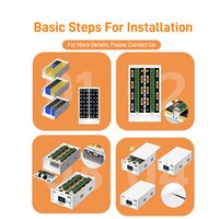 Boîtier DIY JK-V19 48V en stock en Pologne avec EVE280K EVE314AH REPT320AH CALB314AH MARKO pour installation photovoltaïque DIY