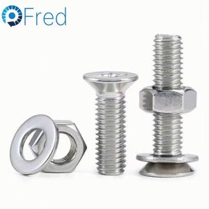 สกรูฟิลลิปส์ M3 304สกรูหัวแบนสเตนเลสสตีลกล่อง DIN965มี M10 20มม. 25มม. 40มม. - Product Image 3