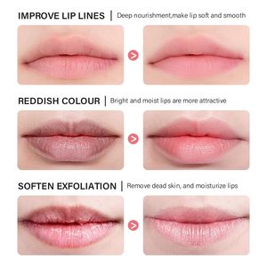 Etiqueta privada al por mayor <span class=keywords><strong>Best</strong></span> <span class=keywords><strong>Seller</strong></span> 20G Hidratante Exfoliante Reparación Fade Lip Lines Anti-Crack Two-Tone Lip Sleeping Mask - Product Image 4