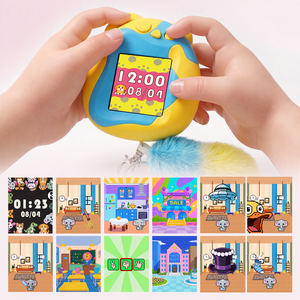 <span class=keywords><strong>Jeu</strong></span> d'alimentation électronique pour animaux de compagnie à écran couleur, mini jouet puzzle en peluche, cadeau pour garçons et filles - Product Image 3