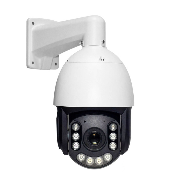 5MP CMOS Home Security Camera 30X Optical Zoom H.265 IP POE Two-Way Audio Wide Angle Night Vision Pan-Tilt Metal Body AI Cloud