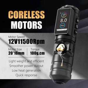 Máquina de Tatuaje Inalámbrica Profesional XNET <span class=keywords><strong>Ninja</strong></span> Pro con Motor sin Núcleo de 4.0mm y 2000mAh para Artistas del Tatuaje Corporal - Product Image 2