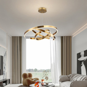 Lámpara de Araña Moderna Minimalista de Acero Inoxidable, Lámpara Colgante de Lujo para Sala de Estar y Dormitorio Principal, Iluminación Creativa para Comedor - Product Image 5