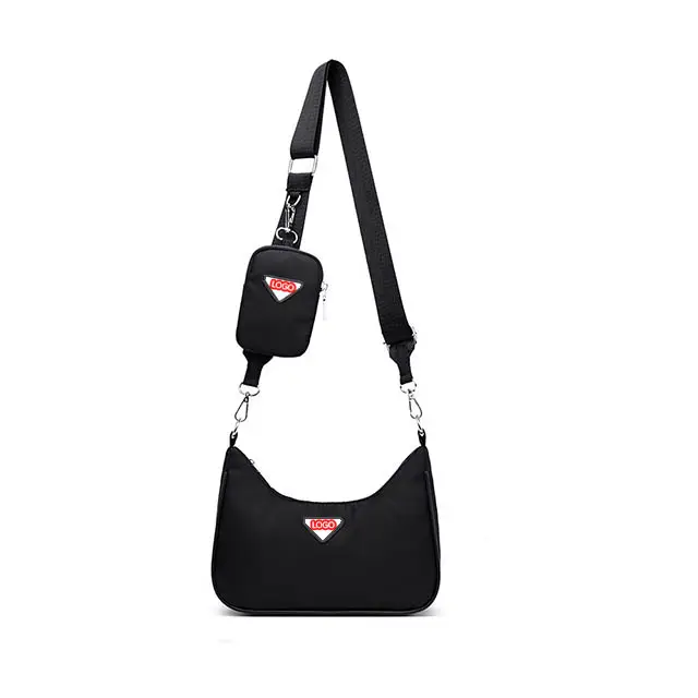 Fashion New Hot Sale Three-in-one Crescent Bag Ladies One-shoulder Diagonal Handbag Chain Armpit Bag