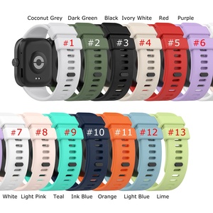 Estilo oficial para Redmi Watch <span class=keywords><strong>5</strong></span> 4 correas de muñeca <span class=keywords><strong>correa</strong></span> de reloj de silicona para Xiaomi <span class=keywords><strong>Band</strong></span> 8 9 Pro <span class=keywords><strong>correa</strong></span> de reloj deportivo de repuesto - Product Image 2