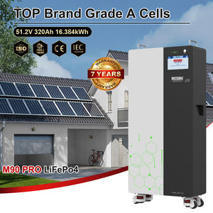 סוללת MOTOMA 51.2V 320Ah 16kWh LiFePO4 ליתיום יון פוספט, 8000 מחזורי פריקה עמוקים, סוללת אחסון אנרגיה סולארית לרצפה/קיר - Product Image 6