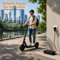 Chargeur de batterie Li-ion HAOXING 60V 2A pour trottinette électrique/vélo électrique, adaptateur secteur intelligent DC, certification CE/FCC, ABS ignifuge