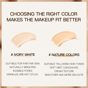 プライベートラベルビーガンオイルコントロールコンシーラー長続き美容リキッドファンデーションフェイスメイク用 - Product Image 4