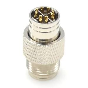 ขั้วต่อโลหะแบบมีฉนวนป้องกันสำหรับอุตสาหกรรมอัตโนมัติ รุ่น M12 X Code 8 ขา แบบตัวผู้ - Product Image 6