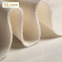 Tela de malla 100% poliéster 3D transpirable, resistente a desgarros y ligera para la parte superior de la lengüeta de calzado de exterior, fabricante verificado OEM