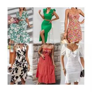 Robe de mode en mélange polyester/coton de haute qualité pour femmes - Vêtements personnalisés de marque de l'usine du Guangdong - Product Image 3