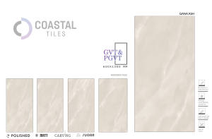 QANA ASH Premium Grade 600x1200MM Azulejos de porcelana pulida Acabado brillante Diseño moderno Estilo Firebrick 24X48 Azulejos Premium - Product Image 2