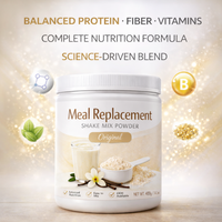 Mélange en poudre de shake substitut de repas à marque privée, nutrition équilibrée, 100% pur, soutien immunitaire, fabricant en gros