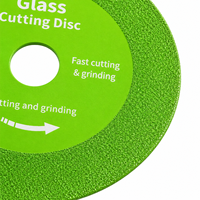 Disque de coupe et de meulage diamanté brasé sous vide 115mm 125mm pour meuleuse d'angle
