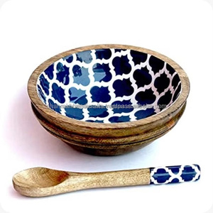 Bol en bois et résine, style le plus vendu, pour la décoration intérieure et la cuisine, idéal pour la décoration élégante de la cuisine et de la maison, disponible en gros. - Product Image 4
