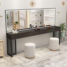 โต๊ะ<span class=keywords><strong>แต่งหน้า</strong></span>แบบโมเดิร์นพร้อมไฟ LED และที่เก็บของ เหมาะสำหรับสตูดิโอถ่ายภาพ ร้าน<span class=keywords><strong>เจ้าสาว</strong></span> ร้านเสริมสวย โรงเรียน และร้านทำผม - Product Image 6