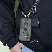Étui de téléphone portable magnétique avec anneau de support, tendance et luxueux, résistant aux chocs, en TPU+PC, pour Redmi Note 14/15 Pro Plus Turbo 4 Pro