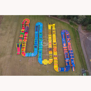 Attrezzatura da gioco di rimbalzo gigante gonfiabile per corsa ad ostacoli - Product Image 3