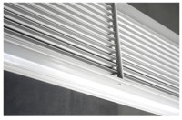 Grille à fentes linéaire de 12 x 4 pouces, diffuseur à fentes, taille personnalisée, aérateur pour système de CVC, ventilation