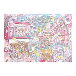 Paquete de Pegatinas de Paisajes, Pegatinas de Escenas en Miniatura de Gran Tamaño, Pegatinas 3D para Aliviar el Estrés, Pegatinas para Diario DIY - Product Image 1