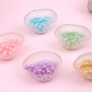 Juguete Antiestrés de TPR Suave con Cuentas de Cristal Coloridas y Perlas de Té con Leche, Novedoso y Adorable - Product Image 3