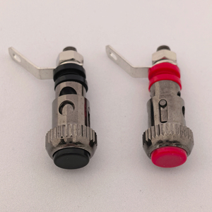Latón Níquel Resorte Cargado Audio Cableado Terminal Banana Jack Socket Press Push Binding Post - Product Image 2
