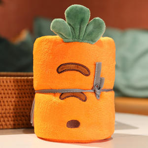 Coperte personalizzate nuovi prodotti a buon mercato bambino arrotolato animale cartone animato coperta morbida in pile di corallo divertente coperta di peluche - Product Image 5