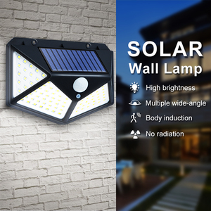 Lámpara de Pared LED para Exteriores, Impermeable IP65, de ABS, con Energía Solar Monocristalina, Sensor de Movimiento, Alcance de Detección de 8-10 m, 1800 mAh, para Jardín - Product Image 6