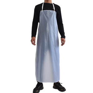 Transparent PVC <b>Apron</b> Long Waterproof Oil Proof For Food Processing Work Use Men Women Adult - Product Image 1