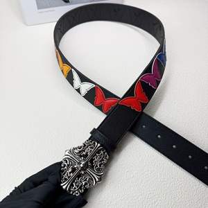 Cintura <span class=keywords><strong>Punk</strong></span> <span class=keywords><strong>Rock</strong></span> Y2K in Stile Gotico Vintage con Borchie e Rivetti, Cintura Giovanile in Pelle PU con Croce Ricamata - Product Image 4