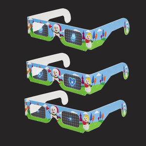 Arbre <span class=keywords><strong>de</strong></span> Noël 3D Lunettes hologrammes Verres <span class=keywords><strong>en</strong></span> <span class=keywords><strong>papier</strong></span> à effet optique emballés <span class=keywords><strong>en</strong></span> vrac épais Accessoire pour le festival du Nouvel An à usage domestique - Product Image 1