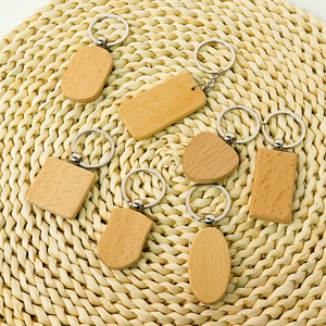 Wholesale Personal <b>Key</b> <b>Ring</b> Natural Wood Party Favors Keychain Lanyard for <b>Bag</b> Pendant - Product Image 4