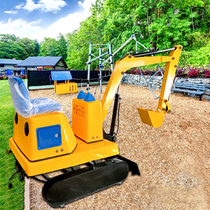 Excavadora Infantil de Plástico para Exteriores, Máquina Excavadora Eléctrica para Parques Infantiles y Escuelas, 1 Plaza - Product Image 1