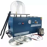 Machine de moulage sous vide 2L compacte pour bijoux en or, fabrication par cire perdue, avec cloche de 9" x 8", OEM