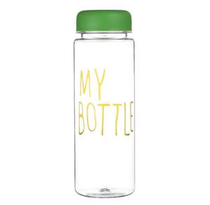 Botella de Plástico Transparente Mate Personalizada <span class=keywords><strong>BTS</strong></span> PC My Bottle, Botella de Agua Esmerilada EXO 500ml - Product Image 1